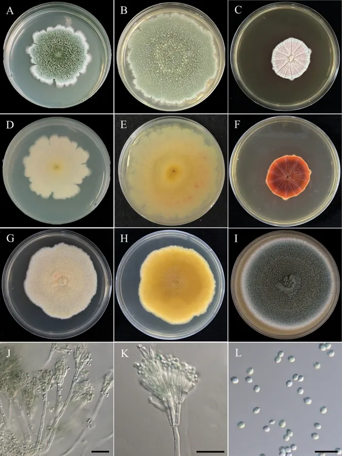 Dokumentasi Talaromyces adpressus — Pelat ilmiah